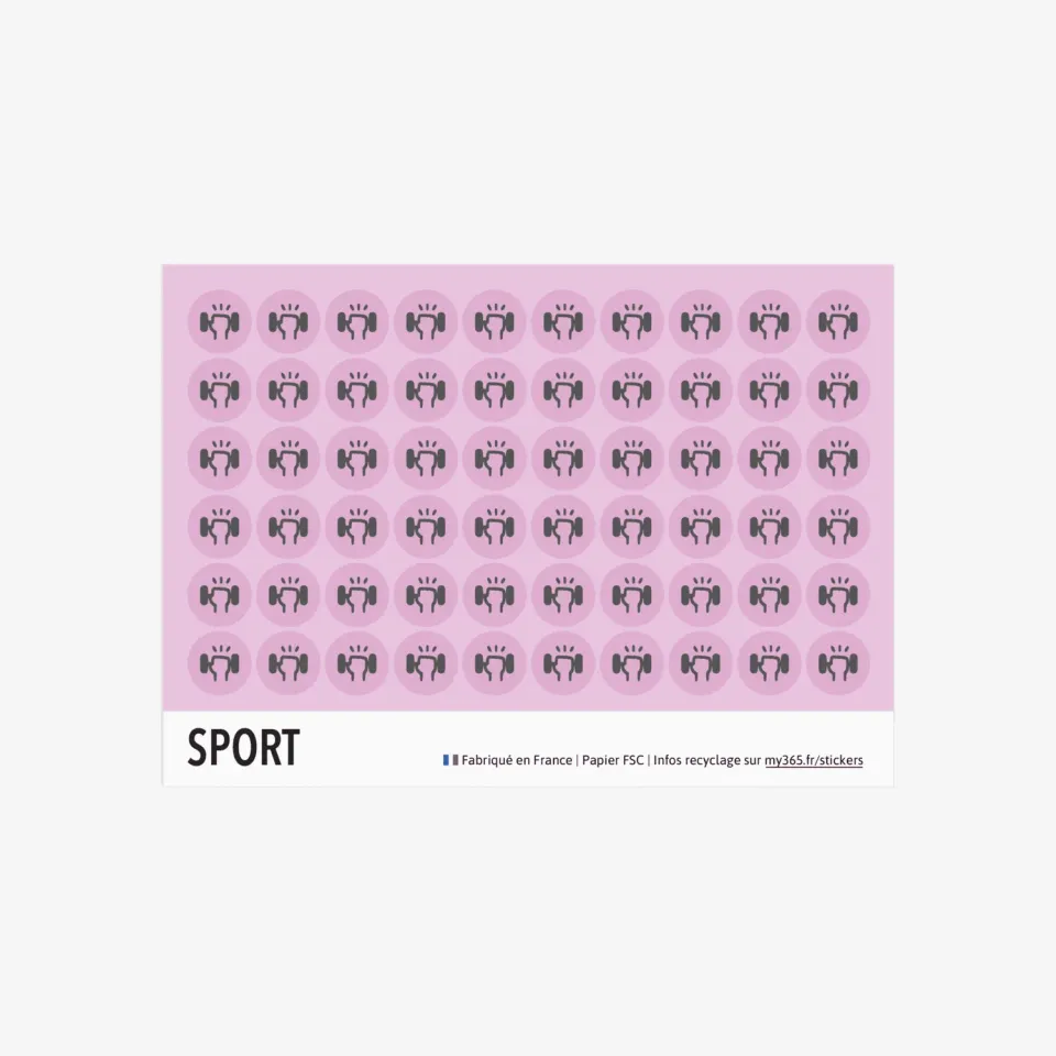 My365 Sport stickers agenda