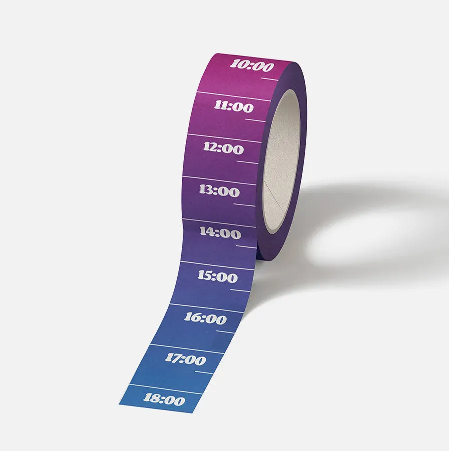 Nolki Washi Days on a Roll masking tape 10 m dégradé