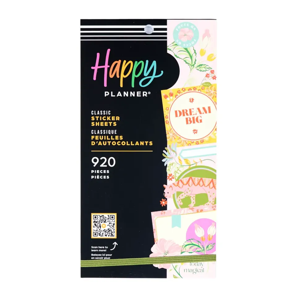 Happy Planner Lush Linens Value Pack autocollants 920 motifs