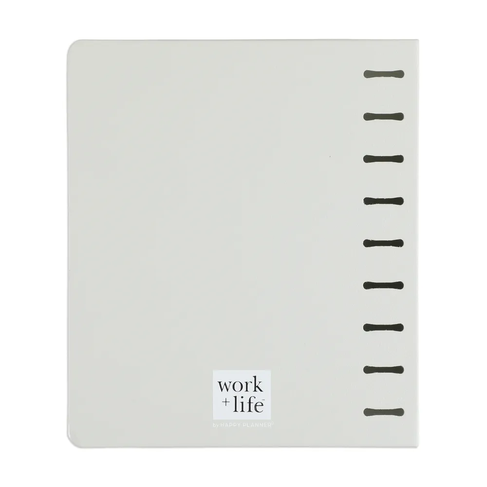 Happy Planner Work + Life Metropolitan Deluxe couverture agenda classic gris