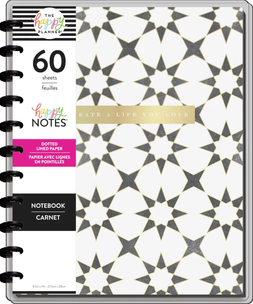 Happy Planner Heartland Big carnet à disques pointillé