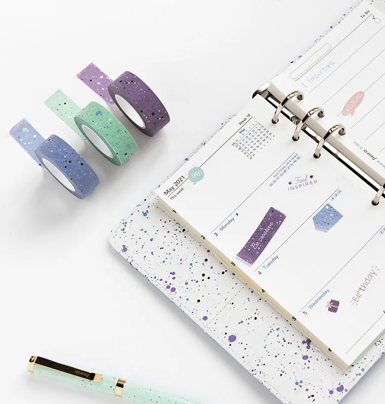 Filofax Expressions set 3 masking tape pastels