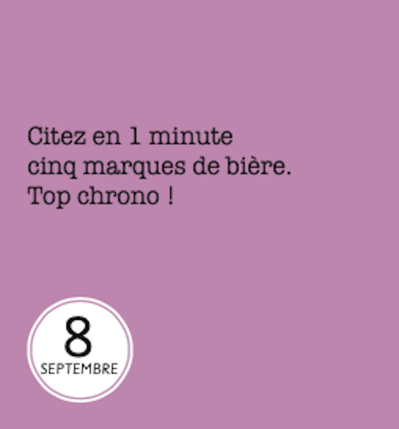 Frigobloc 365 Quiz pour l'apéro mini calendrier 365 jours