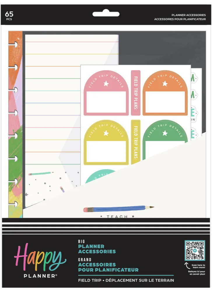 Happy Planner Classroom Field Trips Big pack accessoires enseignant