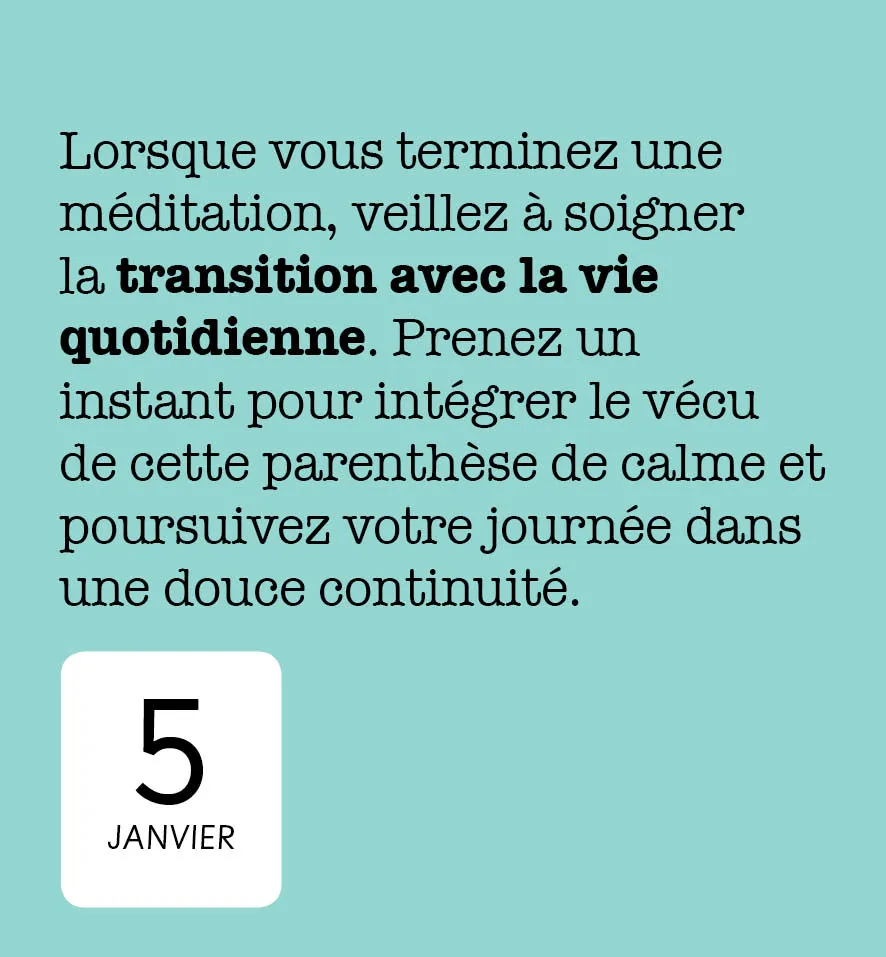 Mini calendrier 365 jours de méditation zen bureau