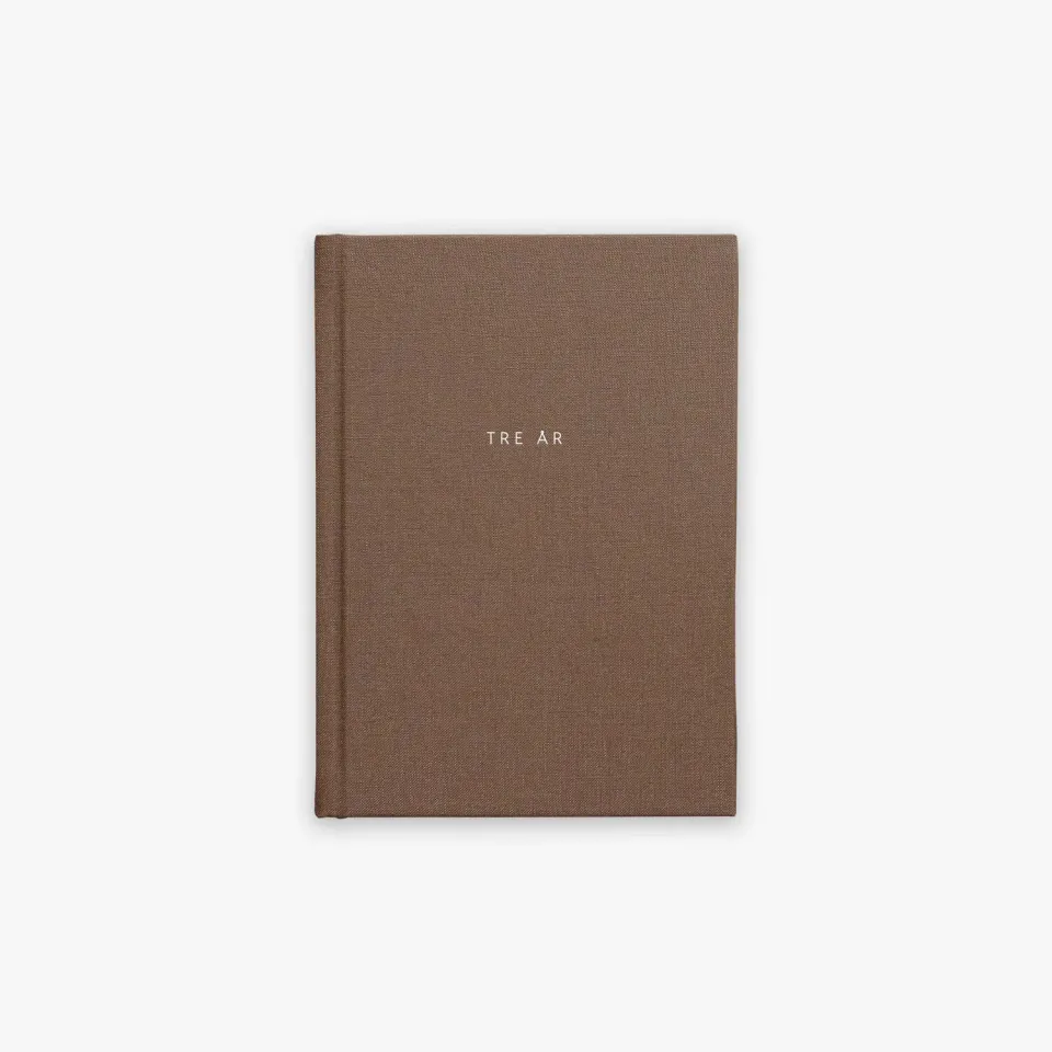 Kartotek Treårsdagbog journal 3 ans brun danois