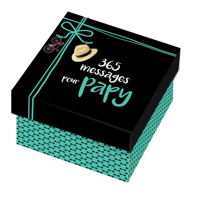 Frigobloc 365 messages pour papy calendrier mini paquet cadeau