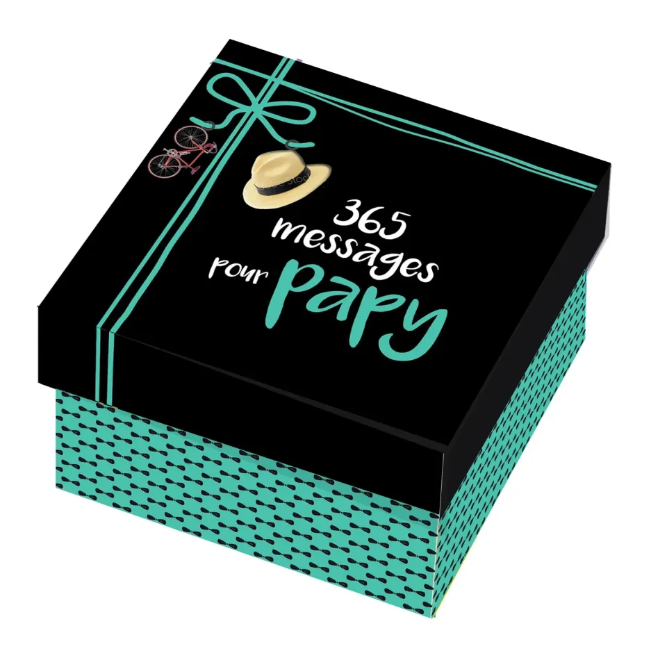 Frigobloc 365 messages pour papy calendrier mini paquet cadeau