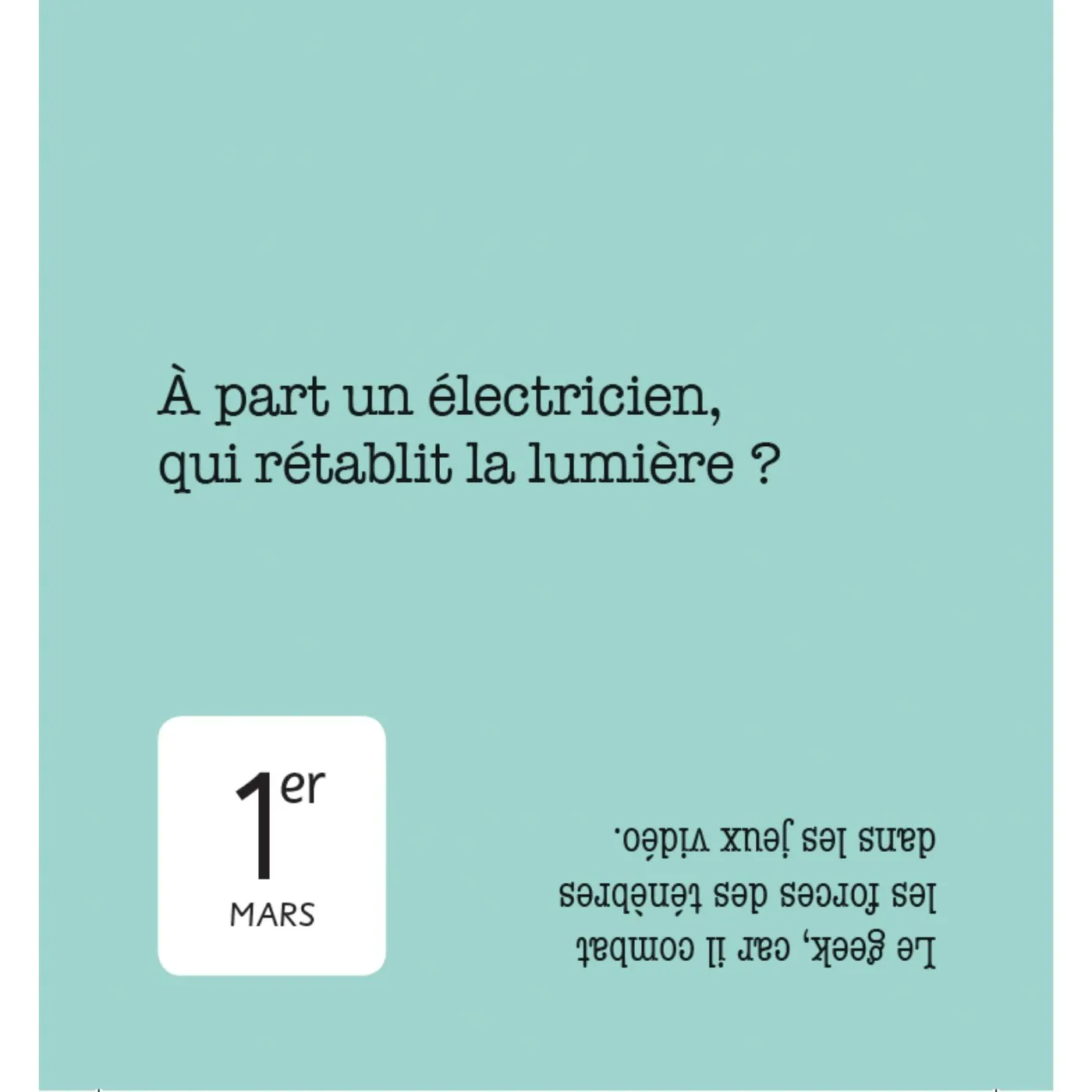 Frigobloc Mini calendrier 365 blagues de geek jeux vidéo
