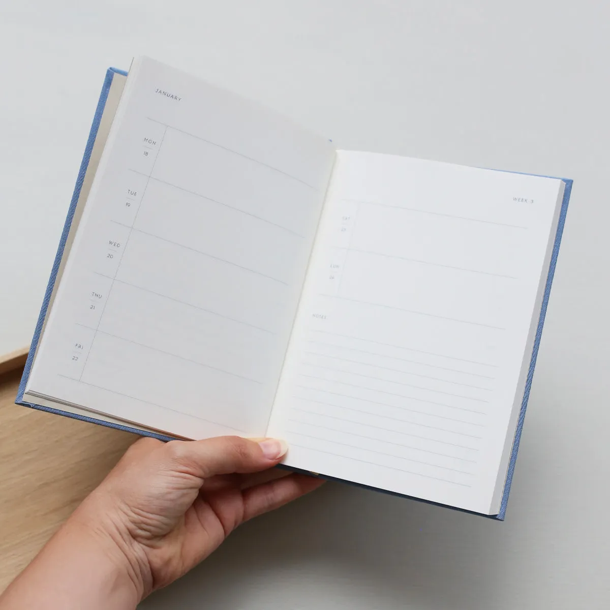 Kartotek Notebook Calendar 2027 agenda semainier anglais