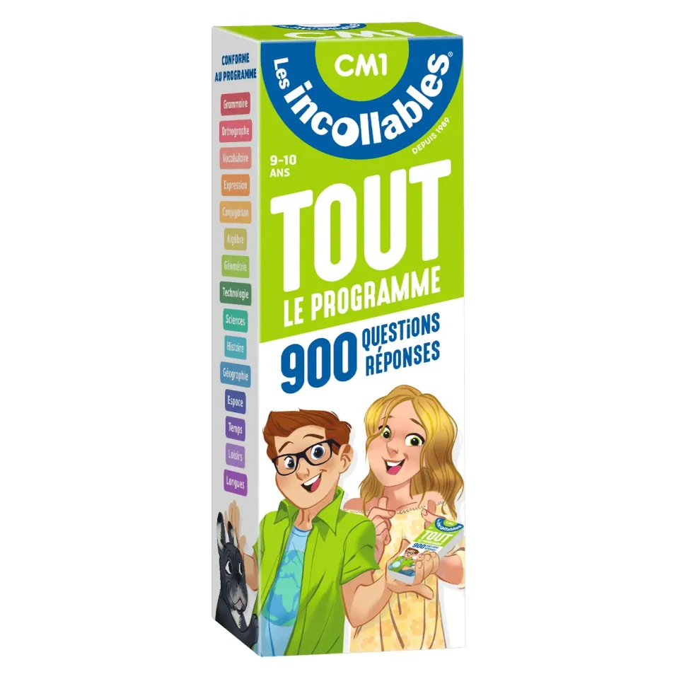 Frigobloc Les Incollables Tout le programme du CM1 quiz 9-10 ans