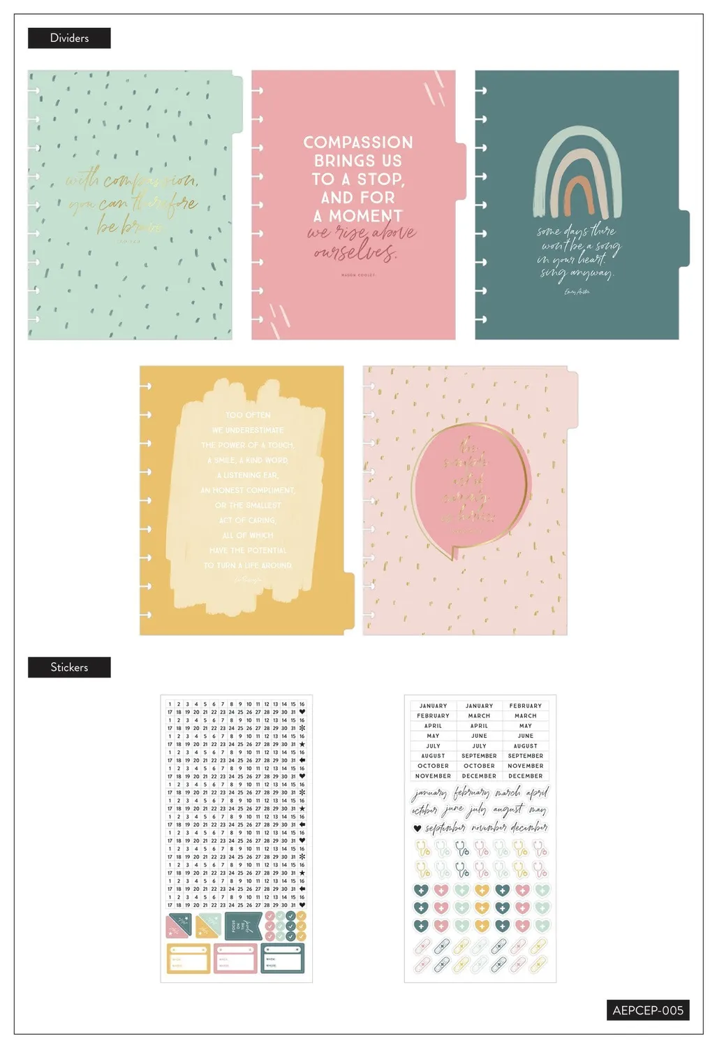 Happy Planner Caregiver Classic extension 4 mois aidant