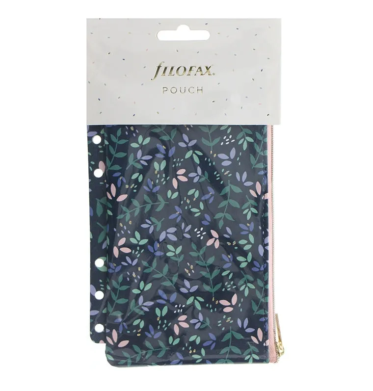 Filofax Garden pochette zippée A5 motif fleurs