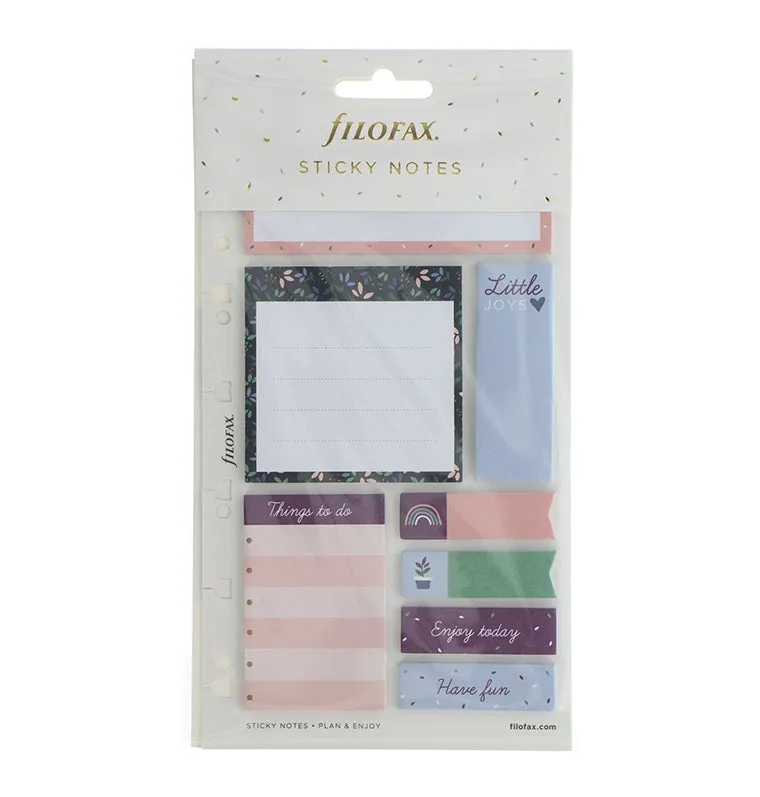 Filofax Garden Sticky Notes bloc autocollant couleurs