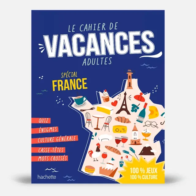 My365 Cahier de Vacances Adulte Spécial France carnet jeux