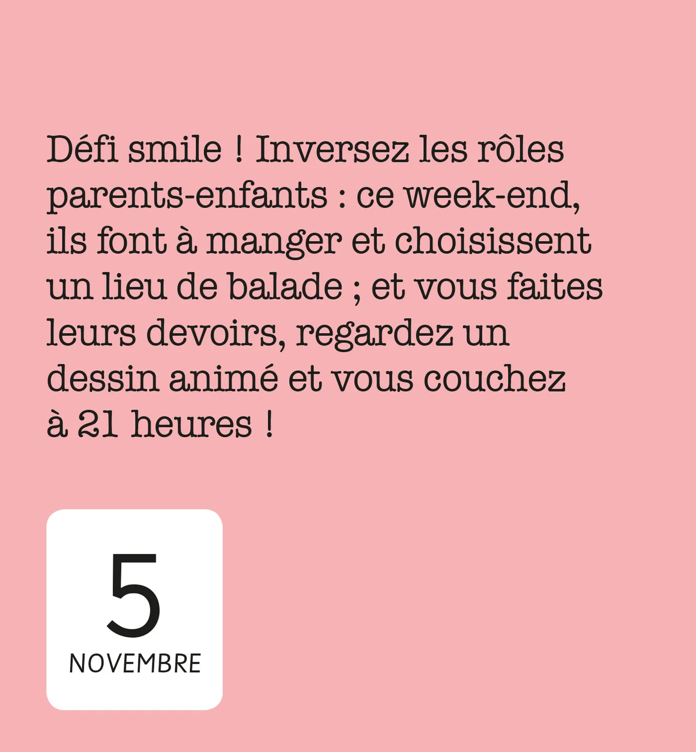 Frigobloc 365 jours pour avoir le smile mini calendrier humour