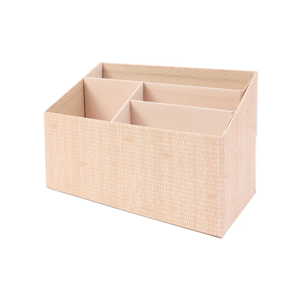 Happy Planner Woven Tan kit rangement 3 boîtes beige tissé