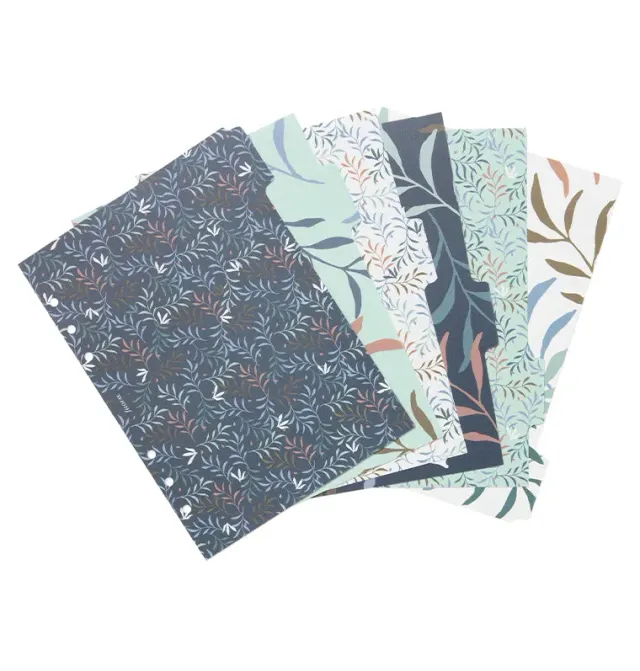 Filofax Botanical intercalaires A5 x4 motifs nature