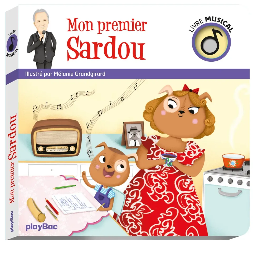 Frigobloc Mon premier Sardou livre musical sonore
