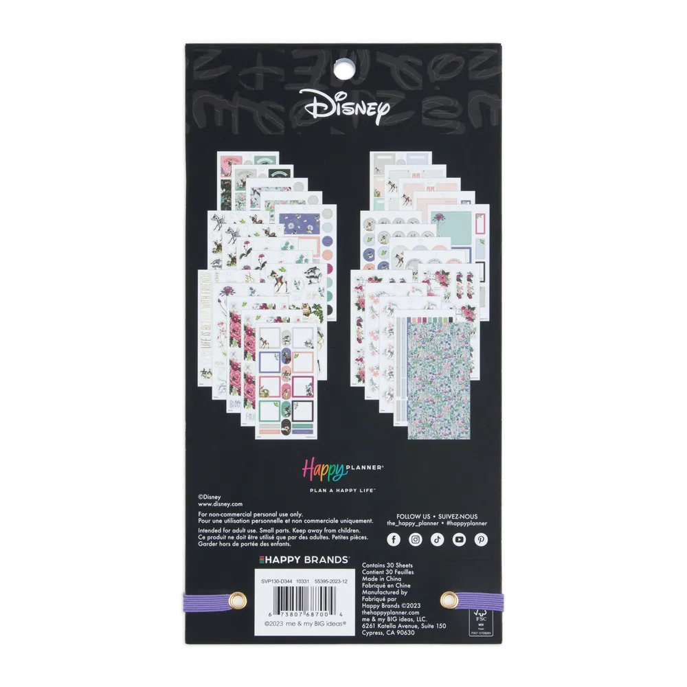 Happy Planner Disney Bambi Springtime stickers 448 pcs