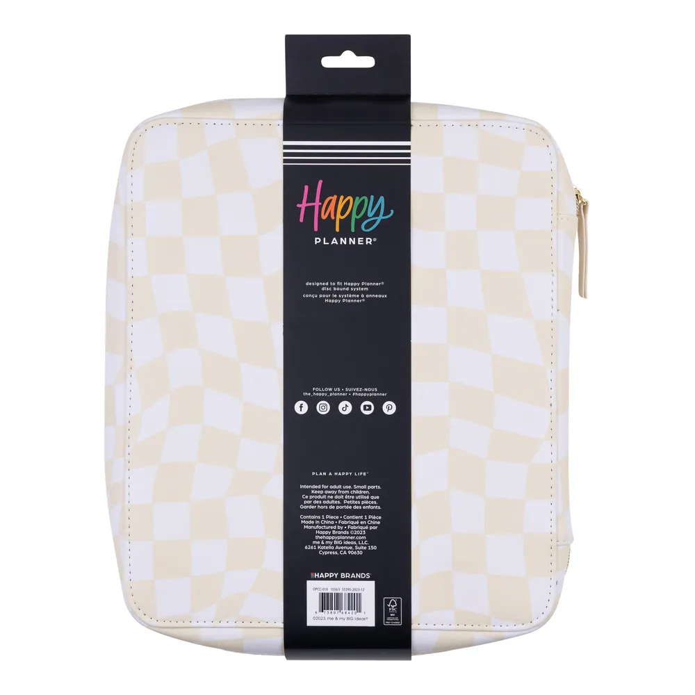 Happy Planner Canyon Modern housse zippée Classic à carreaux