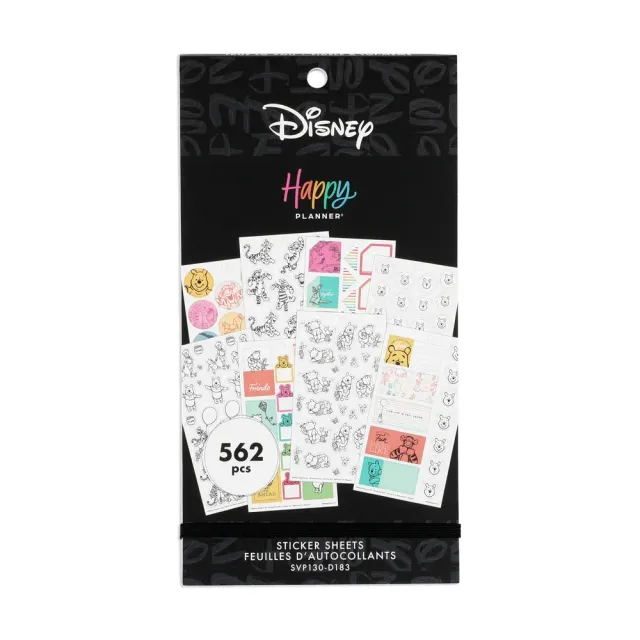 Happy Planner Winnie l’Ourson autocollants 562 pièces