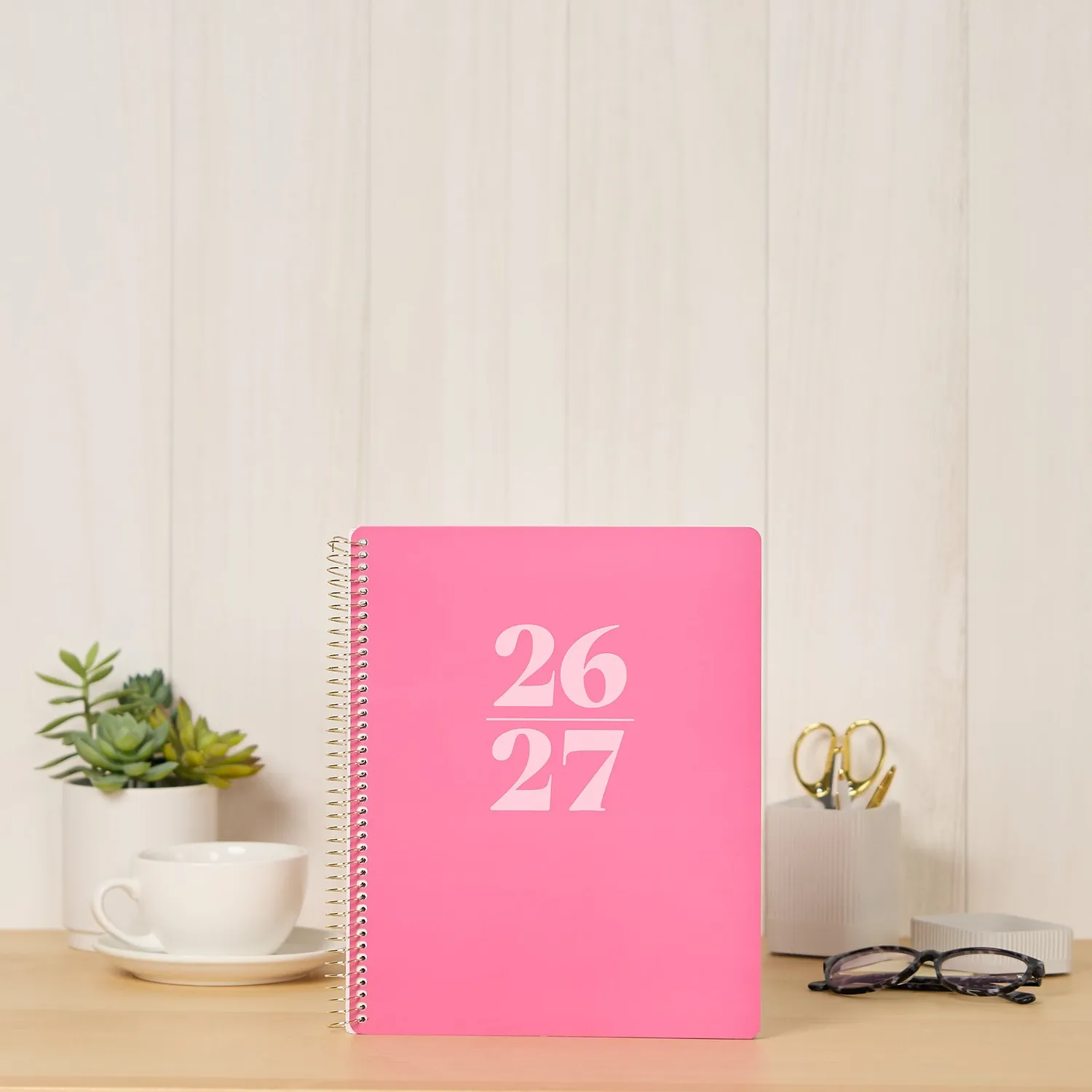 Happy Planner Go Big Bold Pink agenda spirale large 15 mois