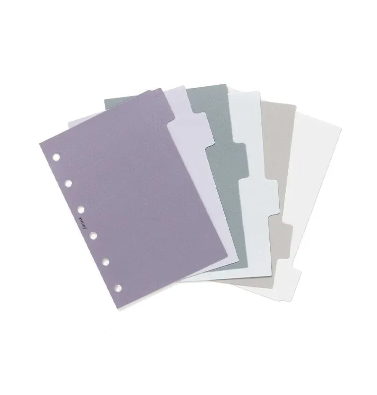 Filofax Norfolk intercalaires pocket x6 campagne