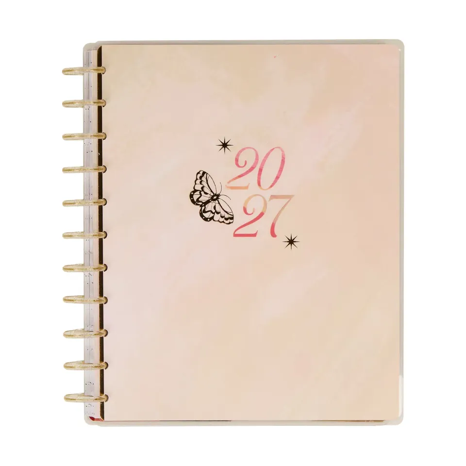 Happy Planner Abstract Autumn agenda 2027 Big horizontal