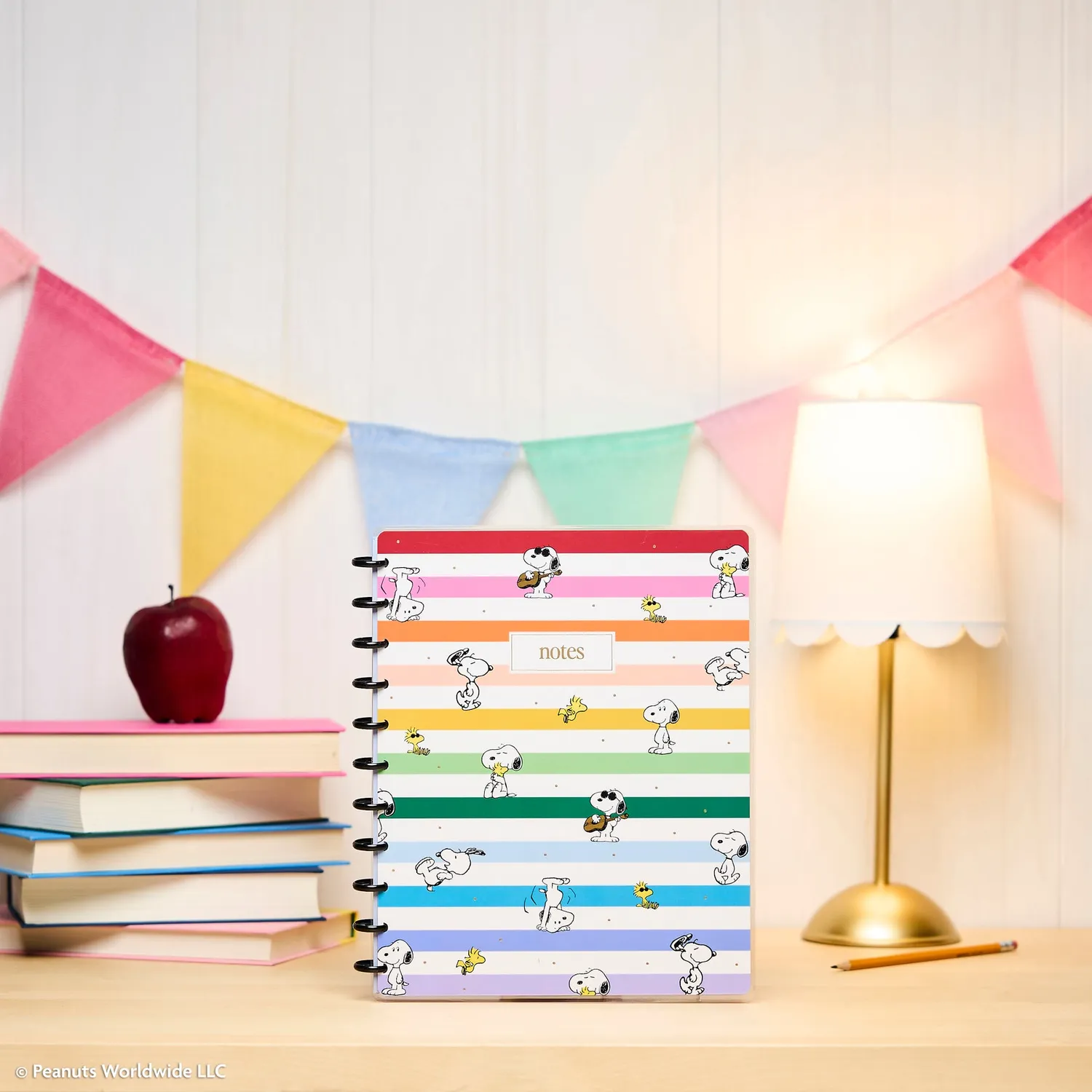 Happy Planner Peanuts carnet pointillé Big 60 feuilles Snoopy