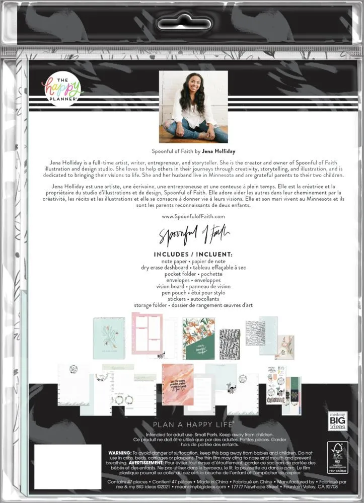 Happy Planner Grace Changes Everything kit accessoires Classic foi