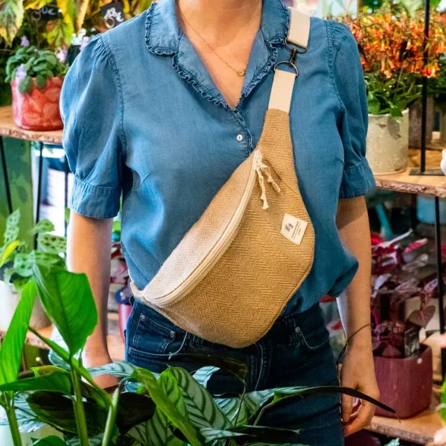 My365 sac banane L toile de jute