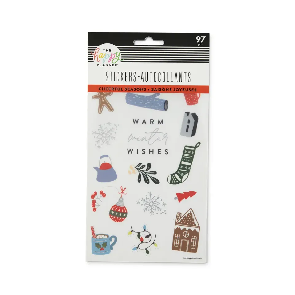 Me & my big ideas Cheerful Seasonal stickers 5 feuilles 97 motifs saisons