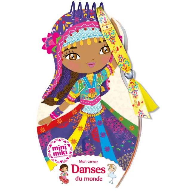 Minimiki Danses du monde carnet créatif stickers