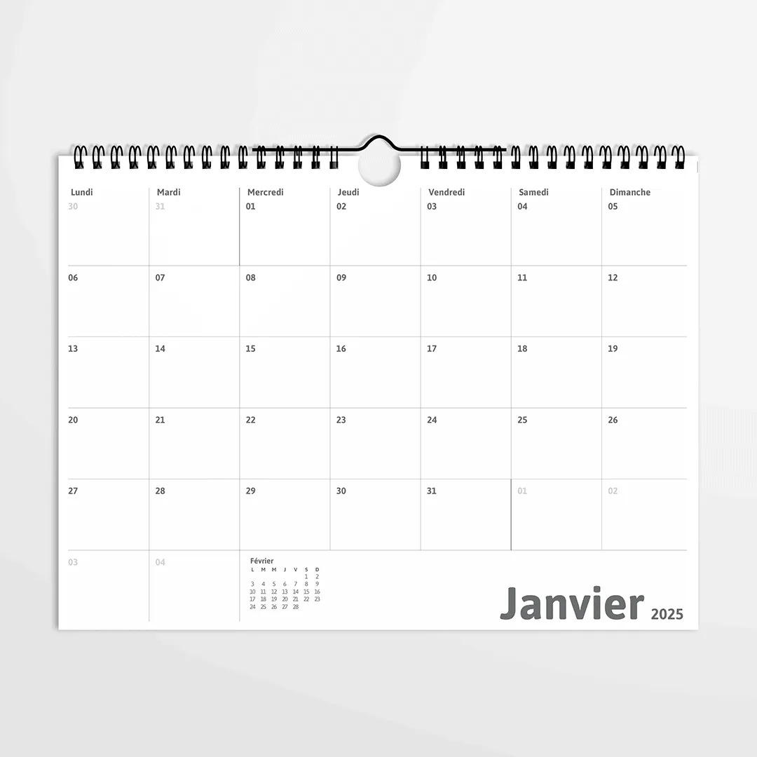 My365 Mon calendrier 2027 calendrier spirale A4