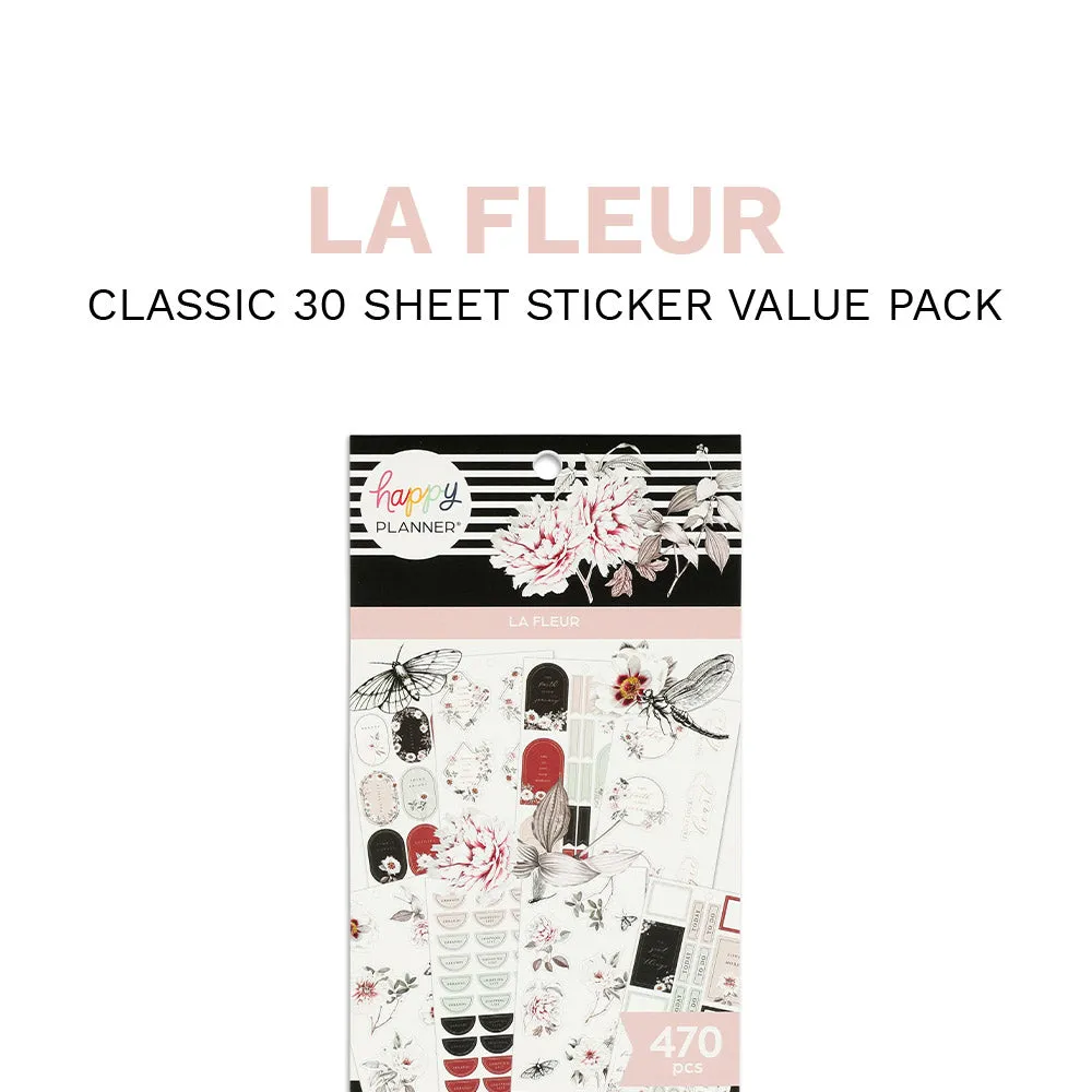 Me & my big ideas La Fleur stickers carnet 470 motifs floraux