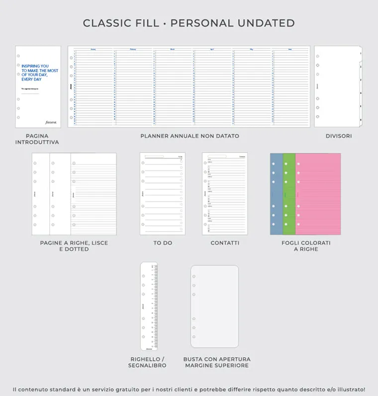 Filofax Saffiano Personal organiseur aquamarine cuir