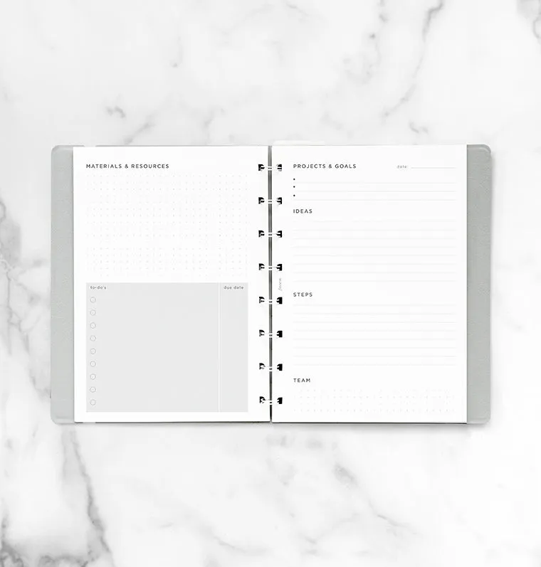 Filofax Projects Goals recharge carnet A5 56 feuilles