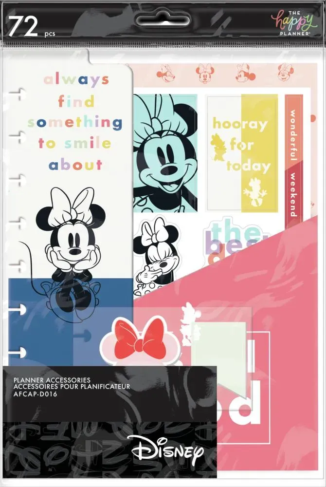 Happy Planner Minnie Magic Colorblock pack accessoires Classic