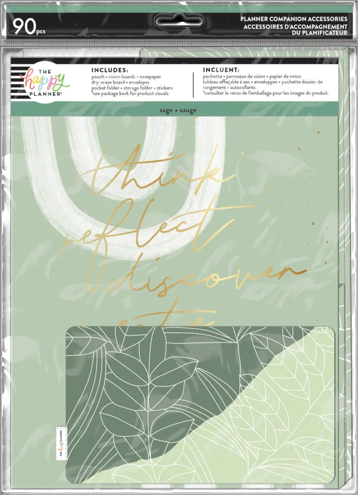 Happy Planner Sage Big Planner Companion kit vert sauge