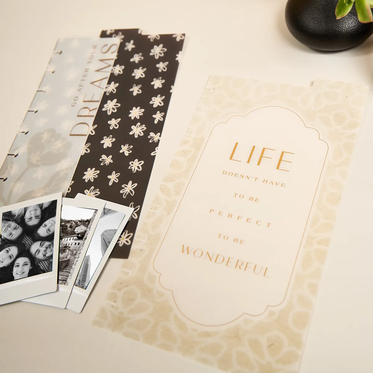 Happy Planner Modern Craft Dashboard Classic 3 intercalaires floral