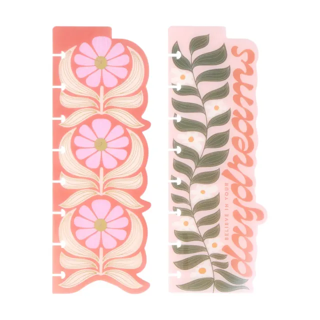 Happy Planner Desert Rose marque-pages classic lot 2 floral