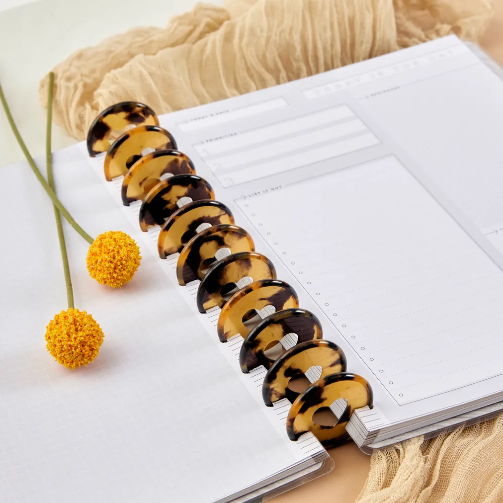 Happy Planner Glossy Tortoise disques expander x11