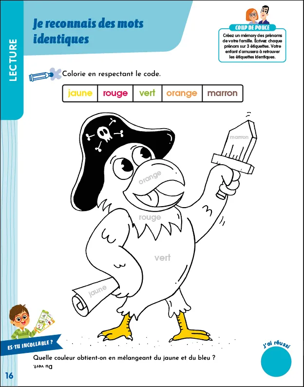 Les Incollables Vive la maternelle Grande section cahier maternelle