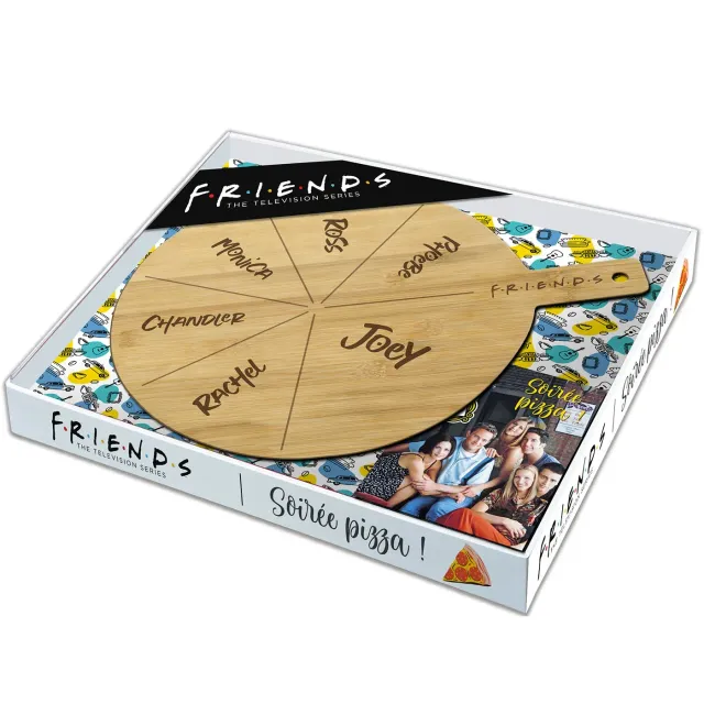 Frigobloc Soirée pizza Friends coffret planche pizza