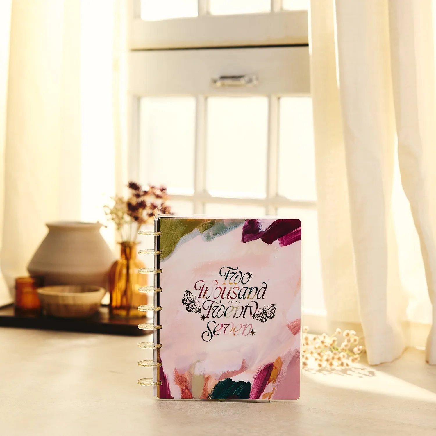 Happy Planner Abstract Autumn agenda 2027 Classic Dashboard