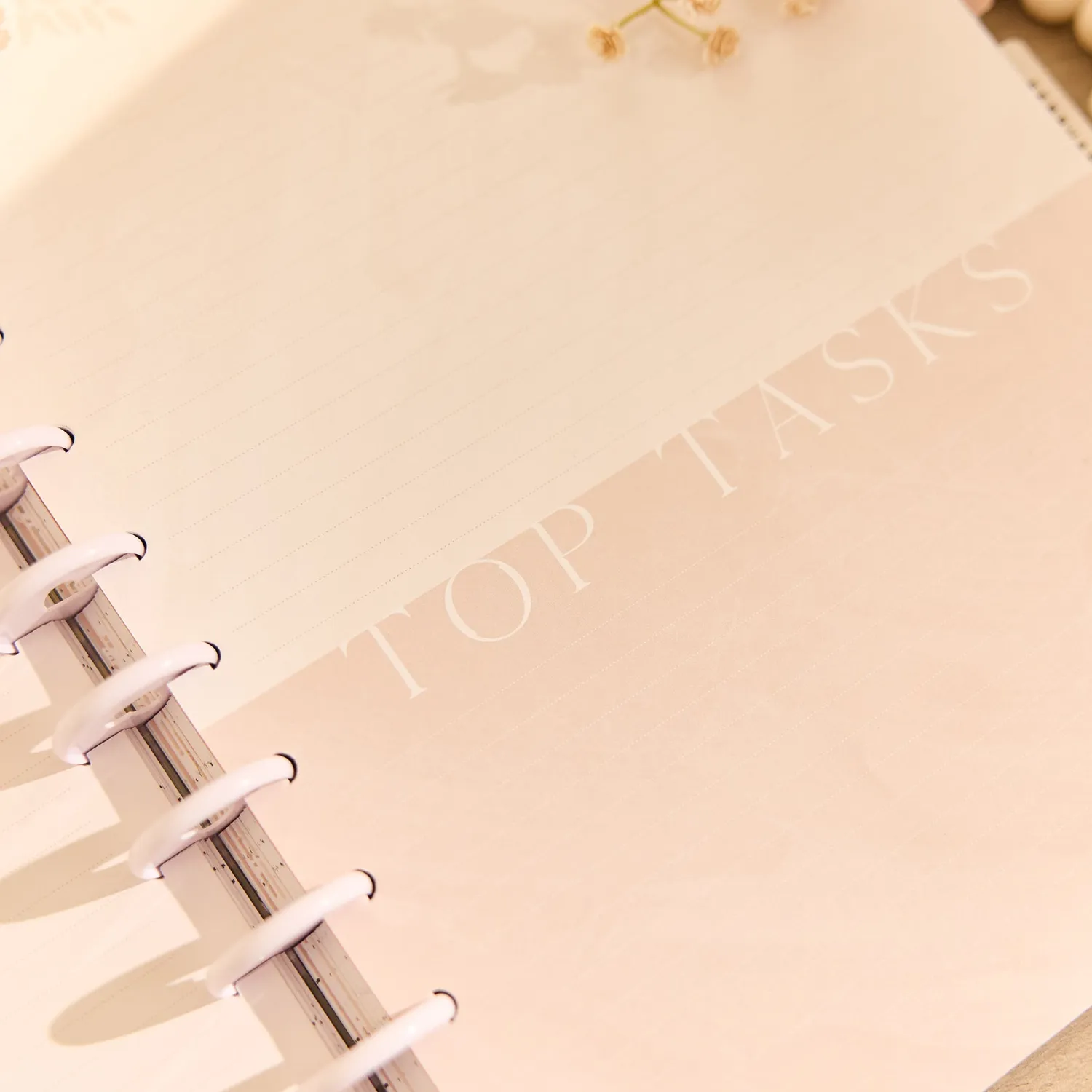 Happy Planner Dune Hues recharge papier ligné pointillé Big 40 feuilles