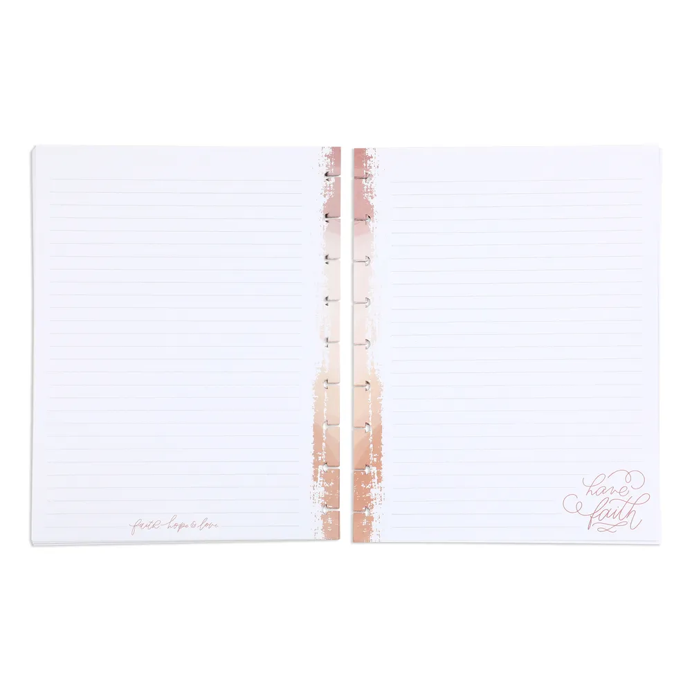 Happy Planner Have a Little Faith recharge papier ligné Classic 40 feuilles