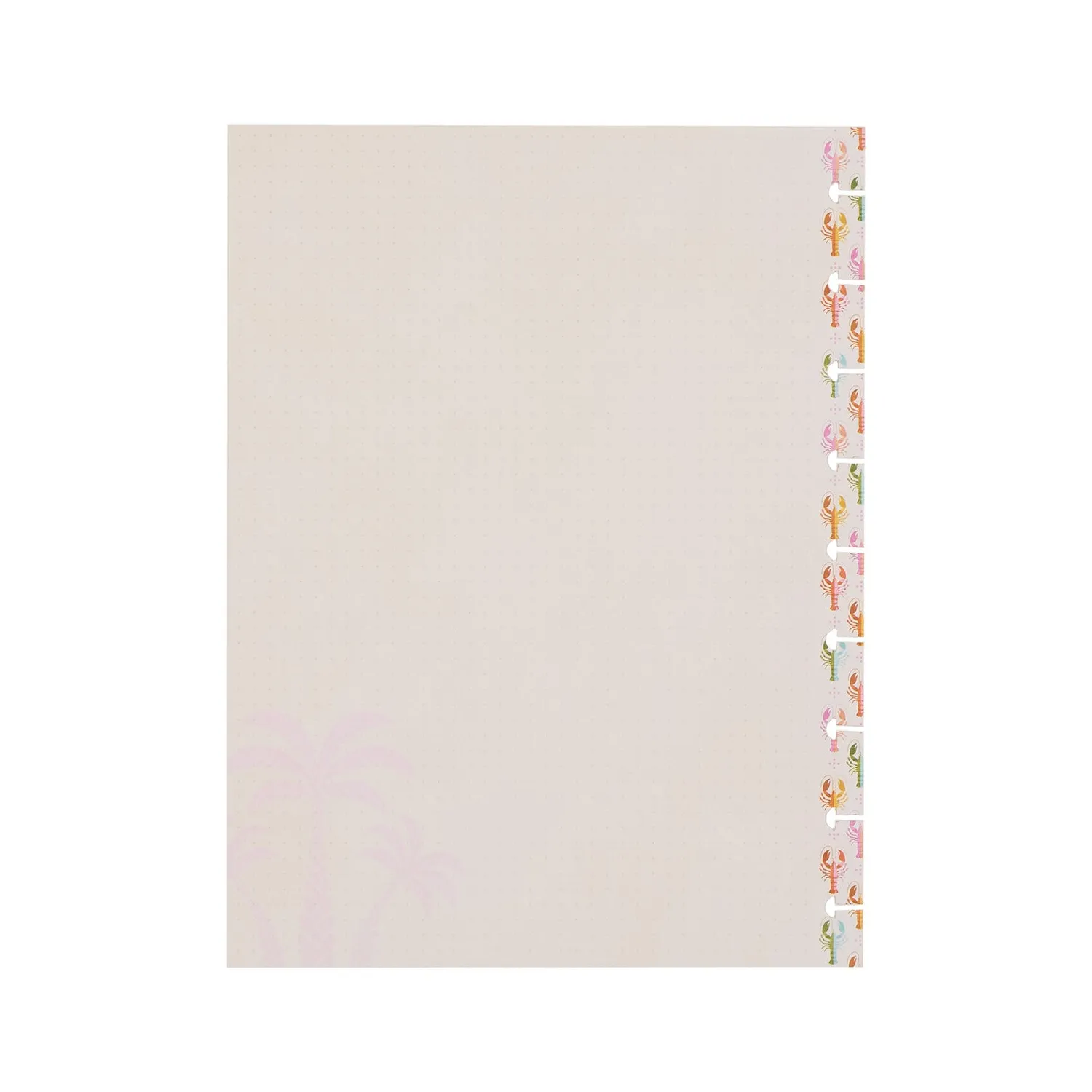 Happy Planner Palm Beach recharge papier Classic 40 feuilles pointillé