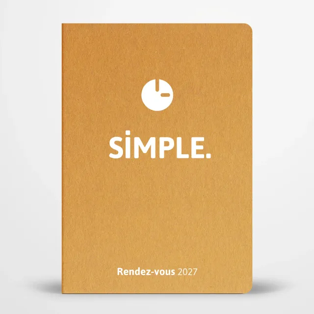 My365 SIMPLE Rendez-vous agenda semainier 2027 couverture
